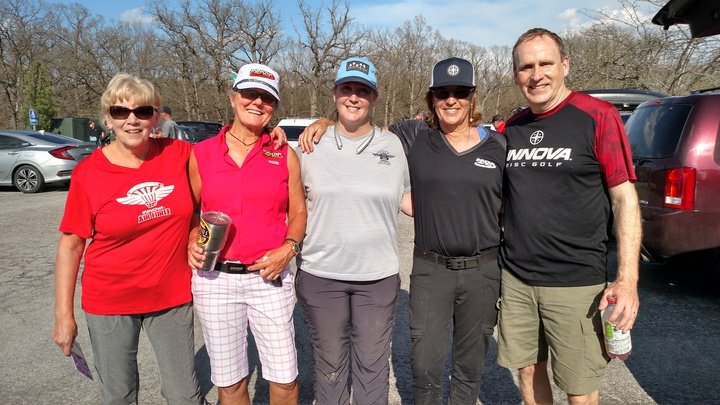 Disc golf club members